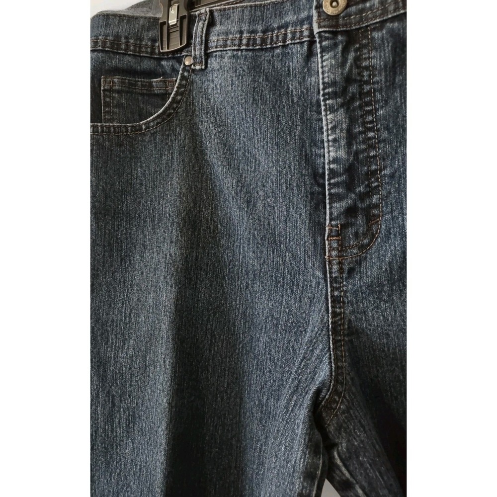 Charter Club Jeans 16 Womens Norm Core Dark Wash Straight Leg‎ Denim Pants Blue - Picture 8 of 9